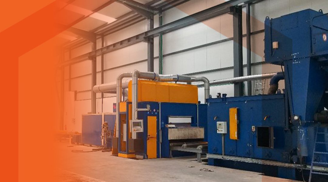 GIETART AUTOMATIC SHOT BLASTING AND PAINTING LINE FOR SECOND HAND