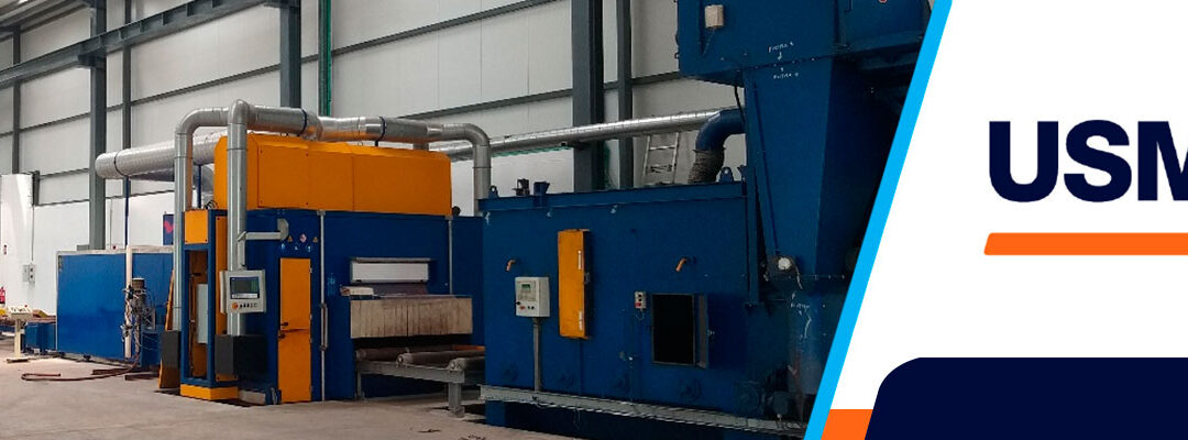 GIETART AUTOMATIC SHOT BLASTING AND PAINTING LINE FOR SECOND HAND