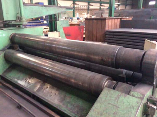 HAEUSLER 3-ROLL PLATE BENDING MACHINE NO. 2145