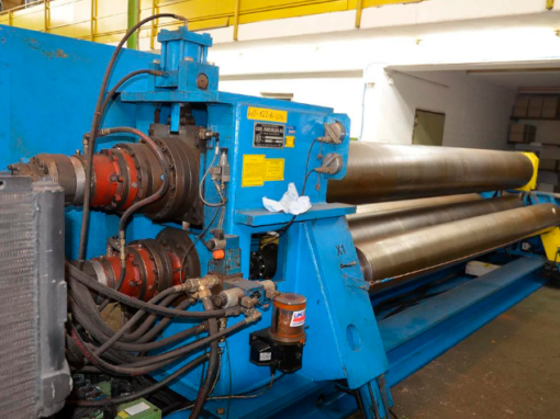 HAEUSLER 4-ROLL PLATE BENDING MACHINE NO. 2152