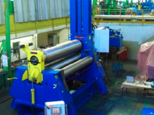 HAEUSLER 4-ROLL PLATE BENDING MACHINE NO. 2126