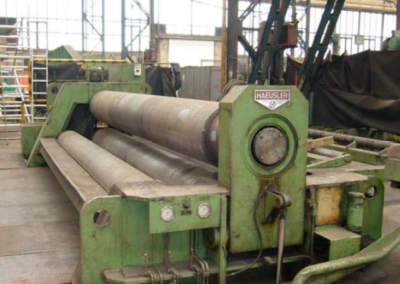 HAEUSLER 4-ROLL PLATE BENDING MACHINE NO. 2144