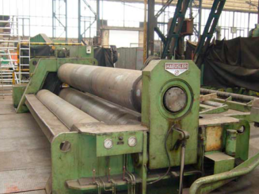 HAEUSLER 4-ROLL PLATE BENDING MACHINE NO. 2144
