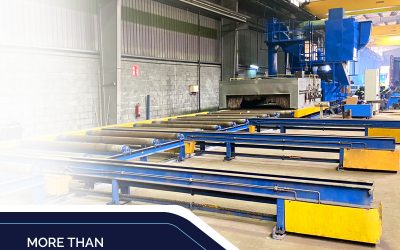 Gietart Shot-blaster Installed and ready to work!